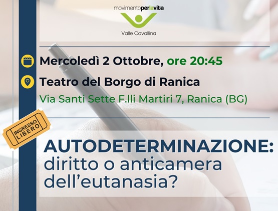 Autodeterminazione: diritto o anticamera dell'eutanasia? 1